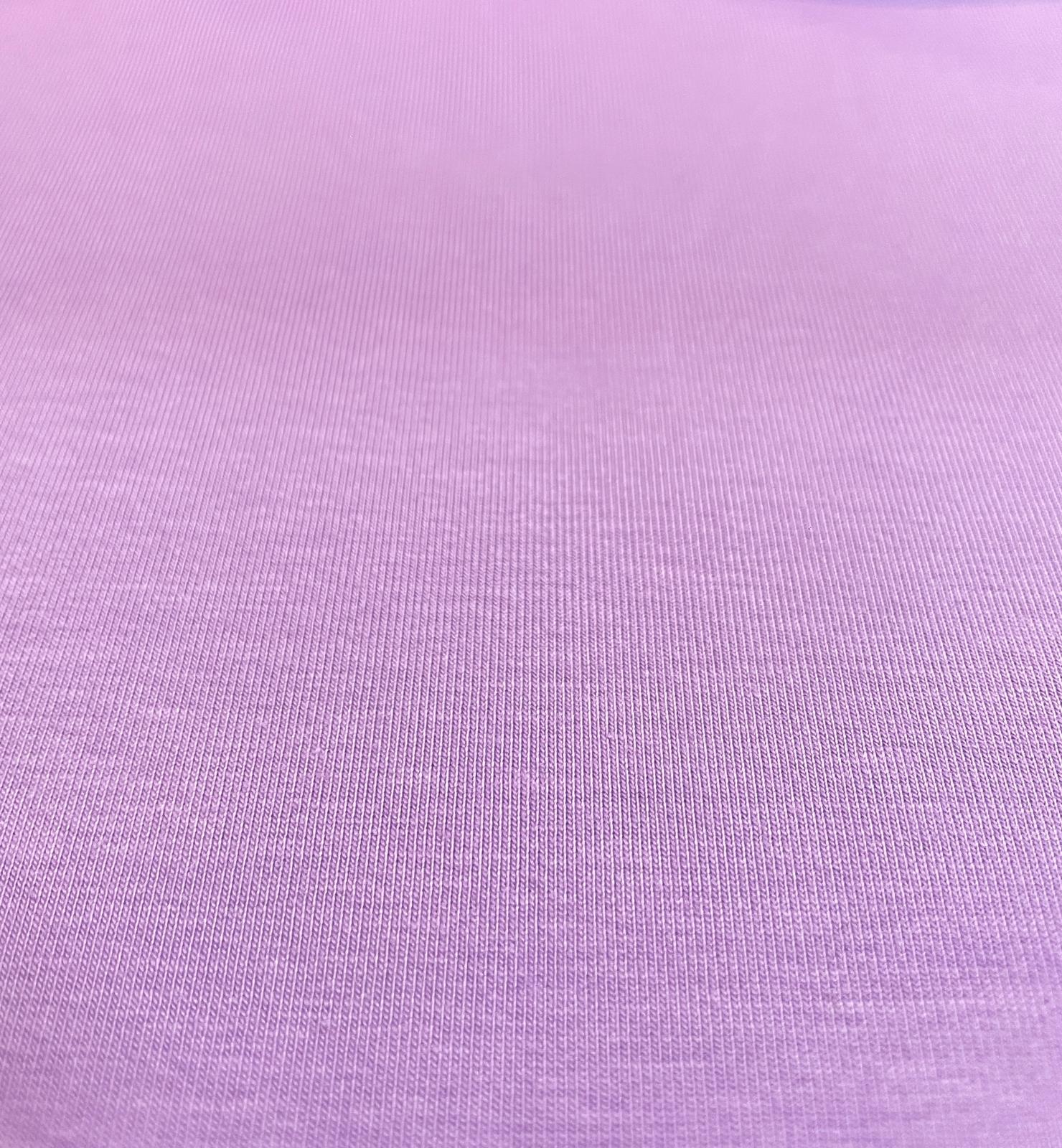 Baumwolljersey uni lila